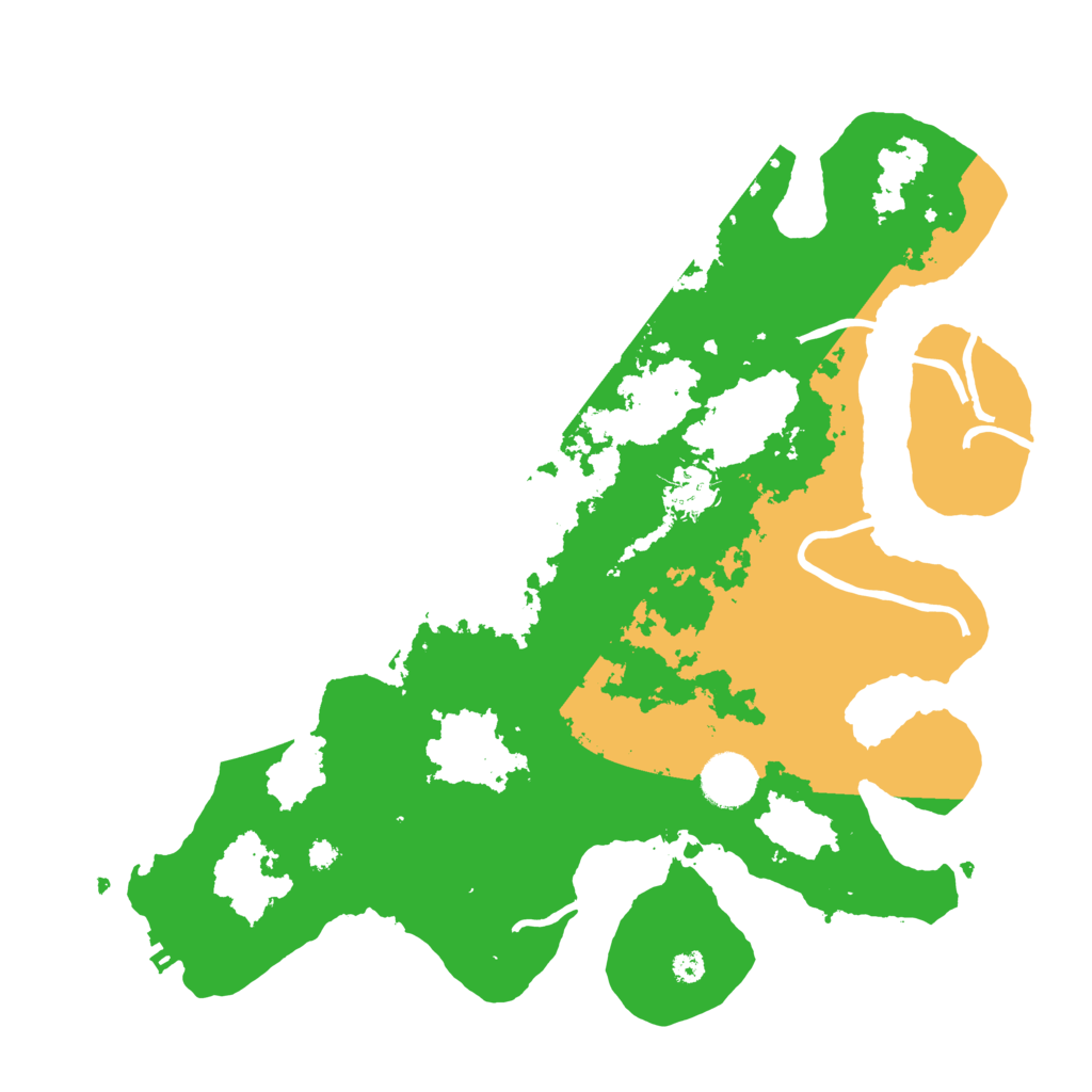 Biome Rust Map: Procedural Map, Size: 3500, Seed: 2018293288
