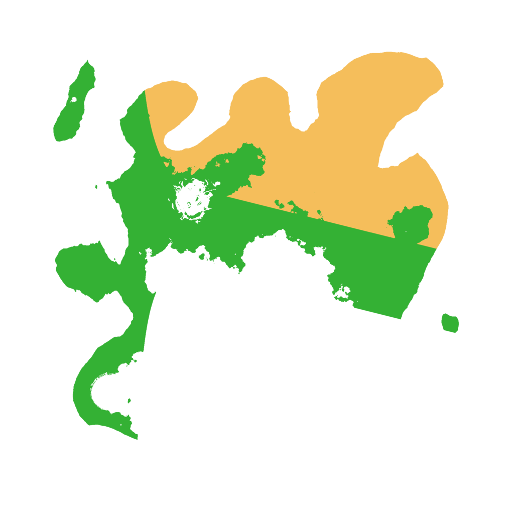 Biome Rust Map: Barren, Size: 2500, Seed: 602091