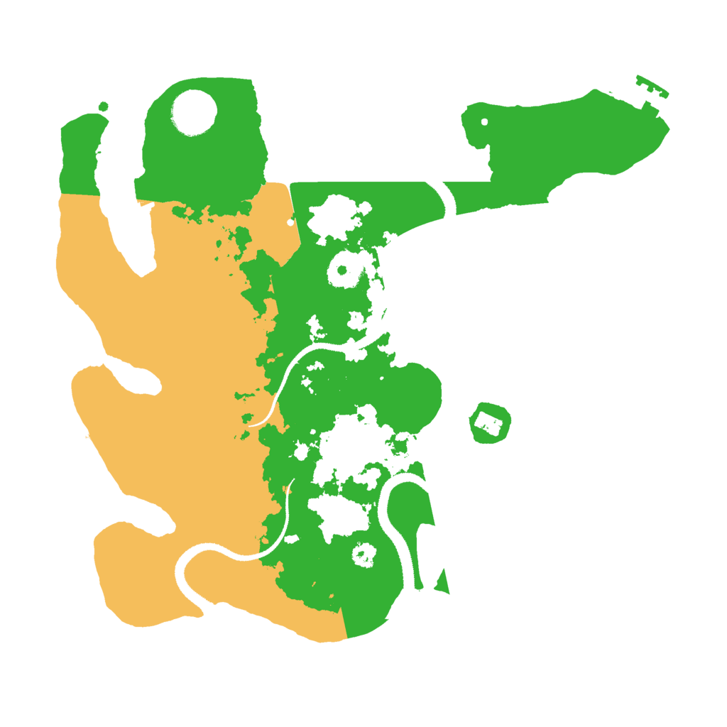 Biome Rust Map: Procedural Map, Size: 3000, Seed: 1776627511