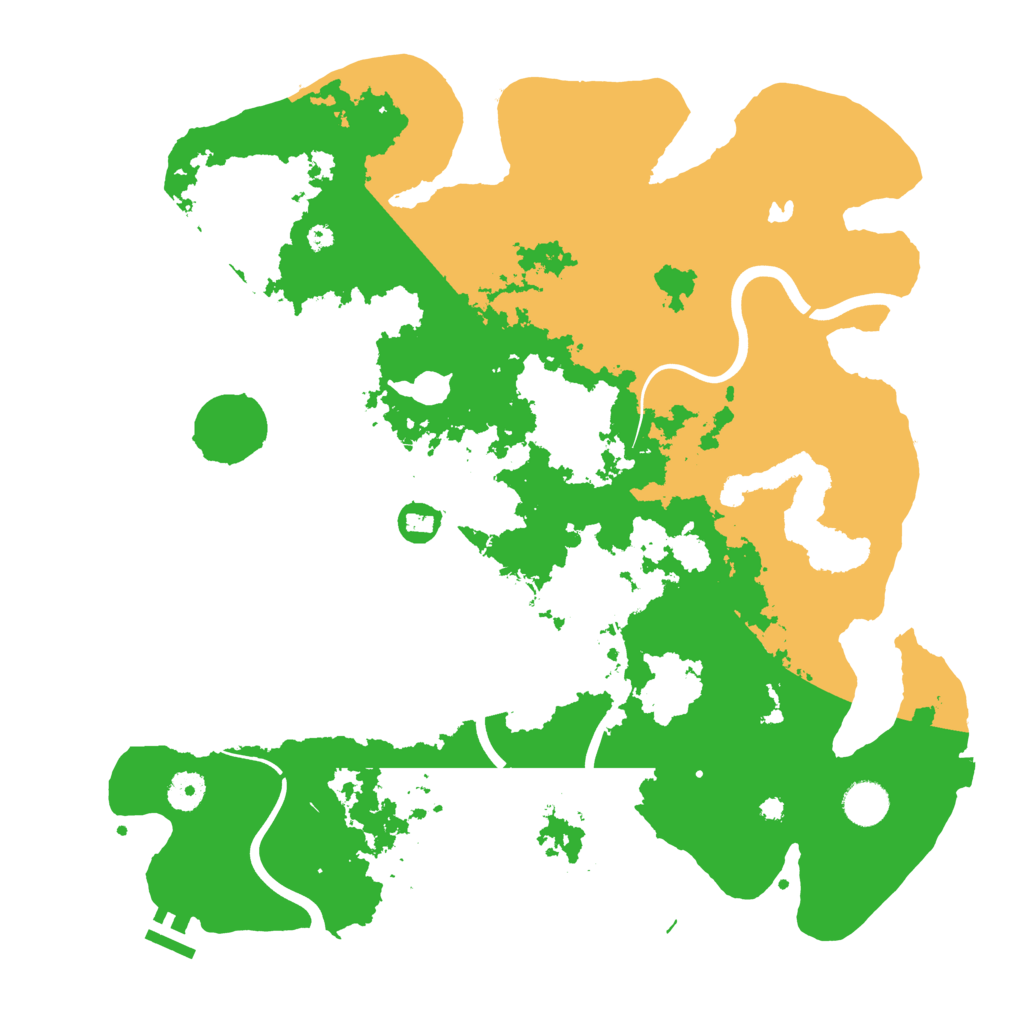 Biome Rust Map: Procedural Map, Size: 4000, Seed: 1877496861