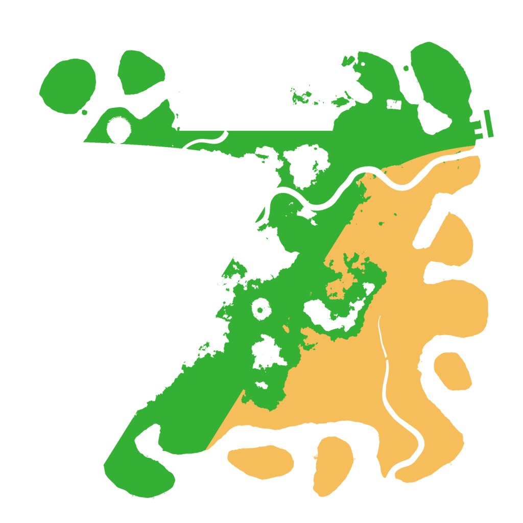 Biome Rust Map: Procedural Map, Size: 3850, Seed: 981351700