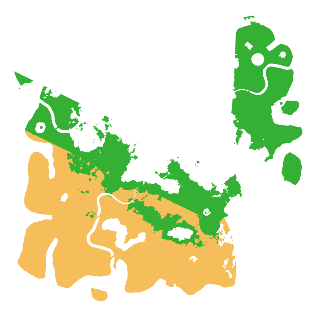 Biome Rust Map: Procedural Map, Size: 4500, Seed: 1983501485