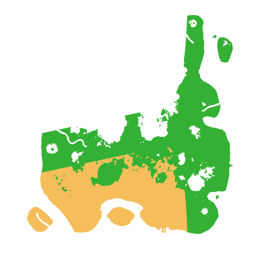 Biome Rust Map: Procedural Map, Size: 3500, Seed: 1910764140