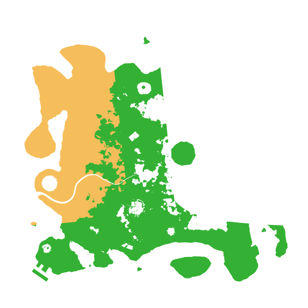 Biome Rust Map: Procedural Map, Size: 3500, Seed: 961765592