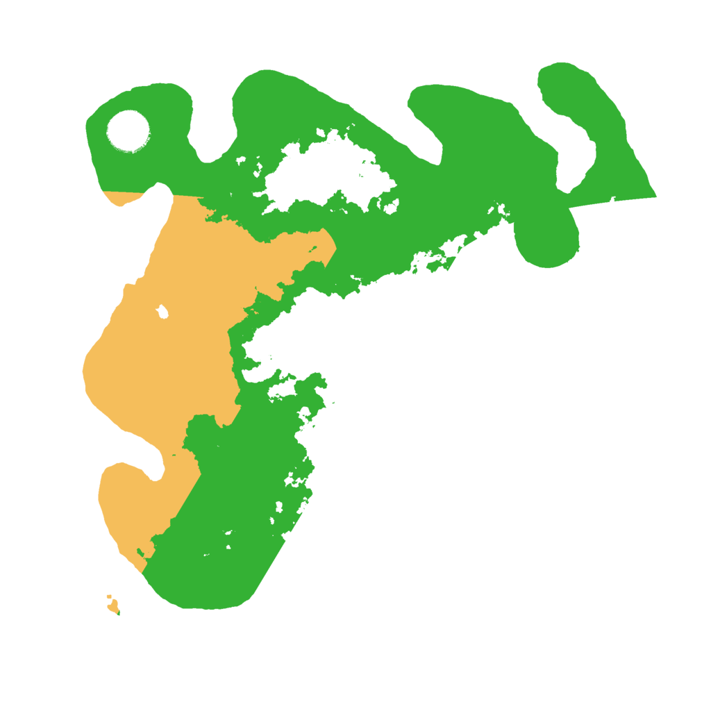 Biome Rust Map: Barren, Size: 3000, Seed: 26895337