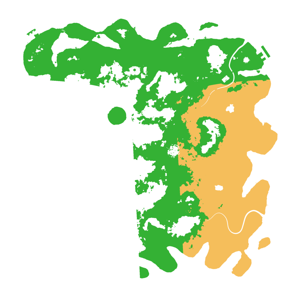 Biome Rust Map: Procedural Map, Size: 4500, Seed: 656114349