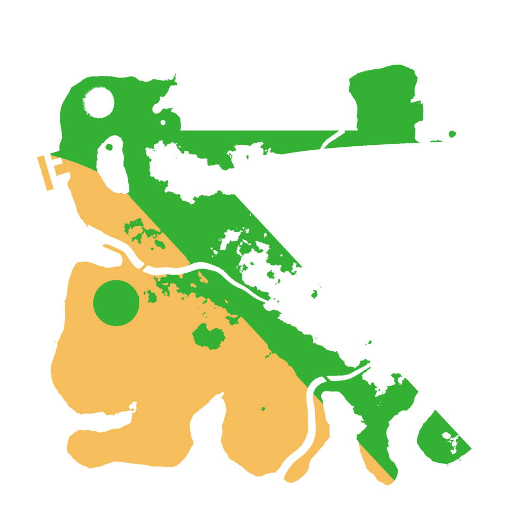 Biome Rust Map: Procedural Map, Size: 3000, Seed: 1293664308