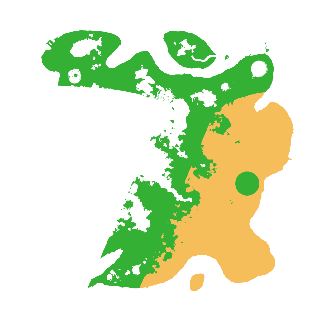 Biome Rust Map: Procedural Map, Size: 3500, Seed: 2131025117