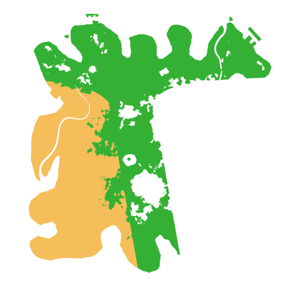 Biome Rust Map: Procedural Map, Size: 3500, Seed: 1452550216