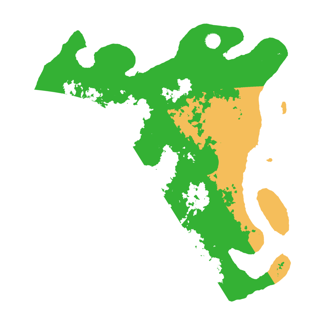Biome Rust Map: Barren, Size: 3700, Seed: 896363912