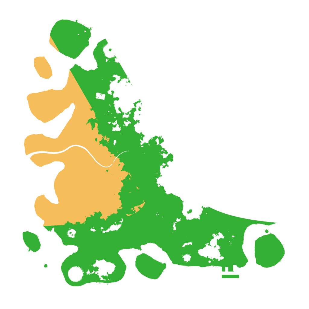 Biome Rust Map: Procedural Map, Size: 3600, Seed: 23321
