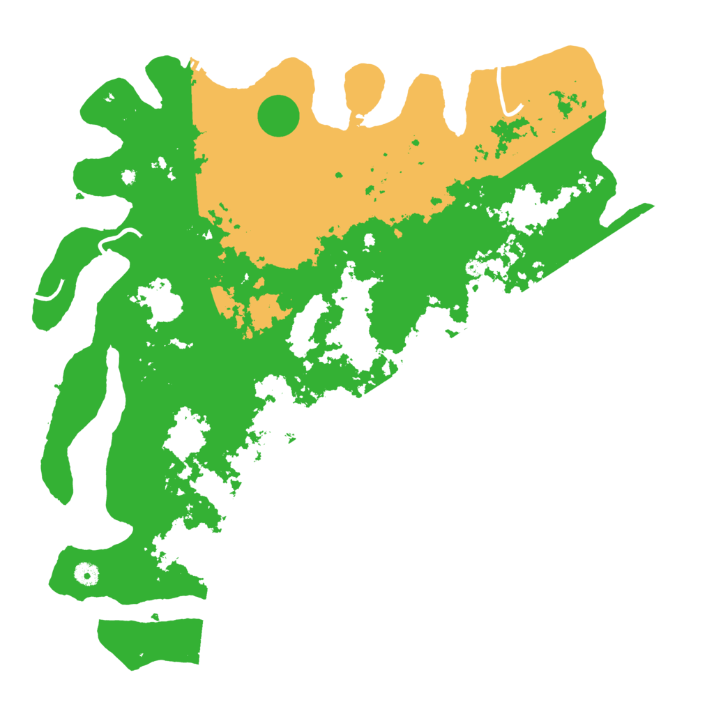 Biome Rust Map: Procedural Map, Size: 4500, Seed: 152106