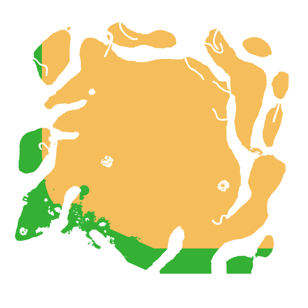 Biome Rust Map: Procedural Map, Size: 4000, Seed: 54937158