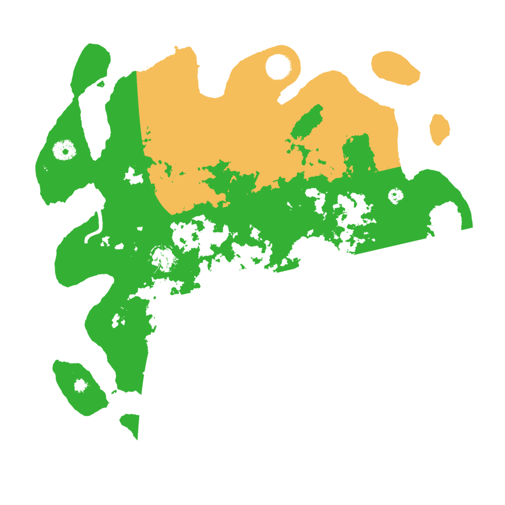 Biome Rust Map: Procedural Map, Size: 3500, Seed: 141341854