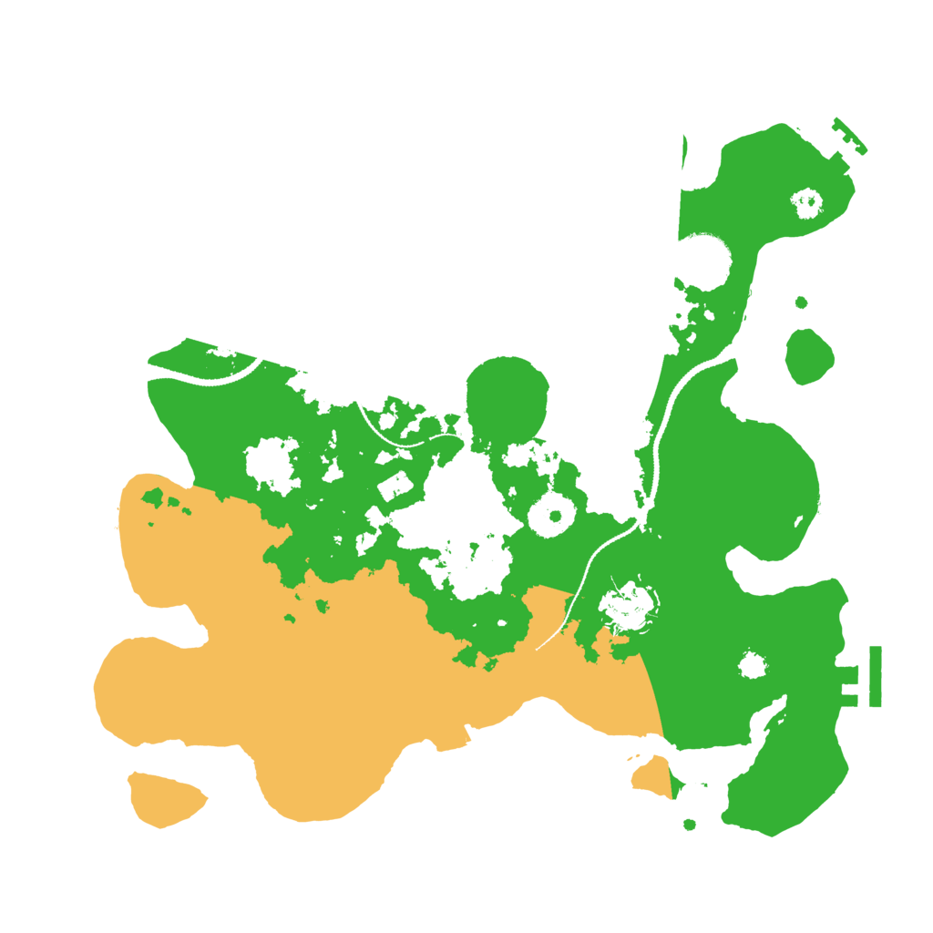 Biome Rust Map: Procedural Map, Size: 3100, Seed: 1544203671