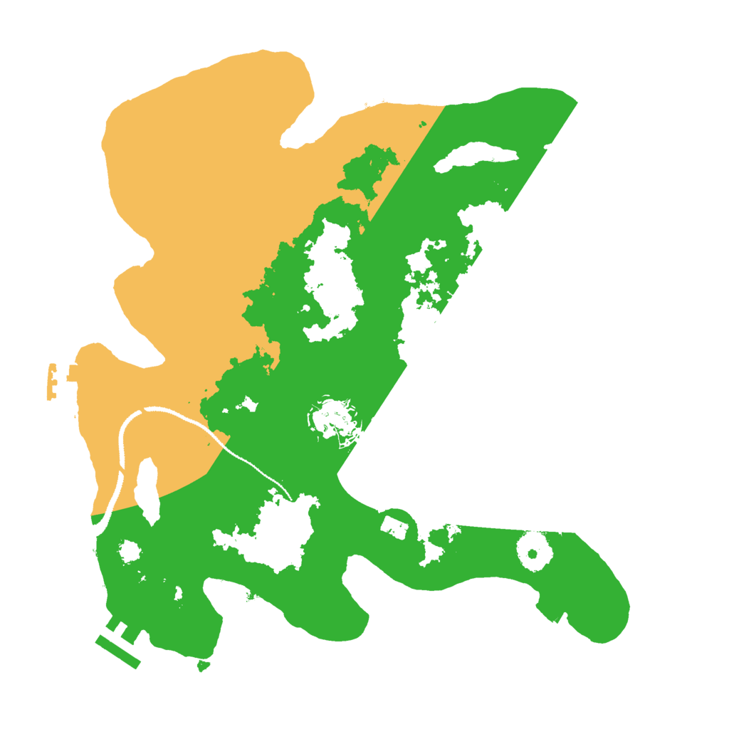 Biome Rust Map: Procedural Map, Size: 3000, Seed: 1515959429