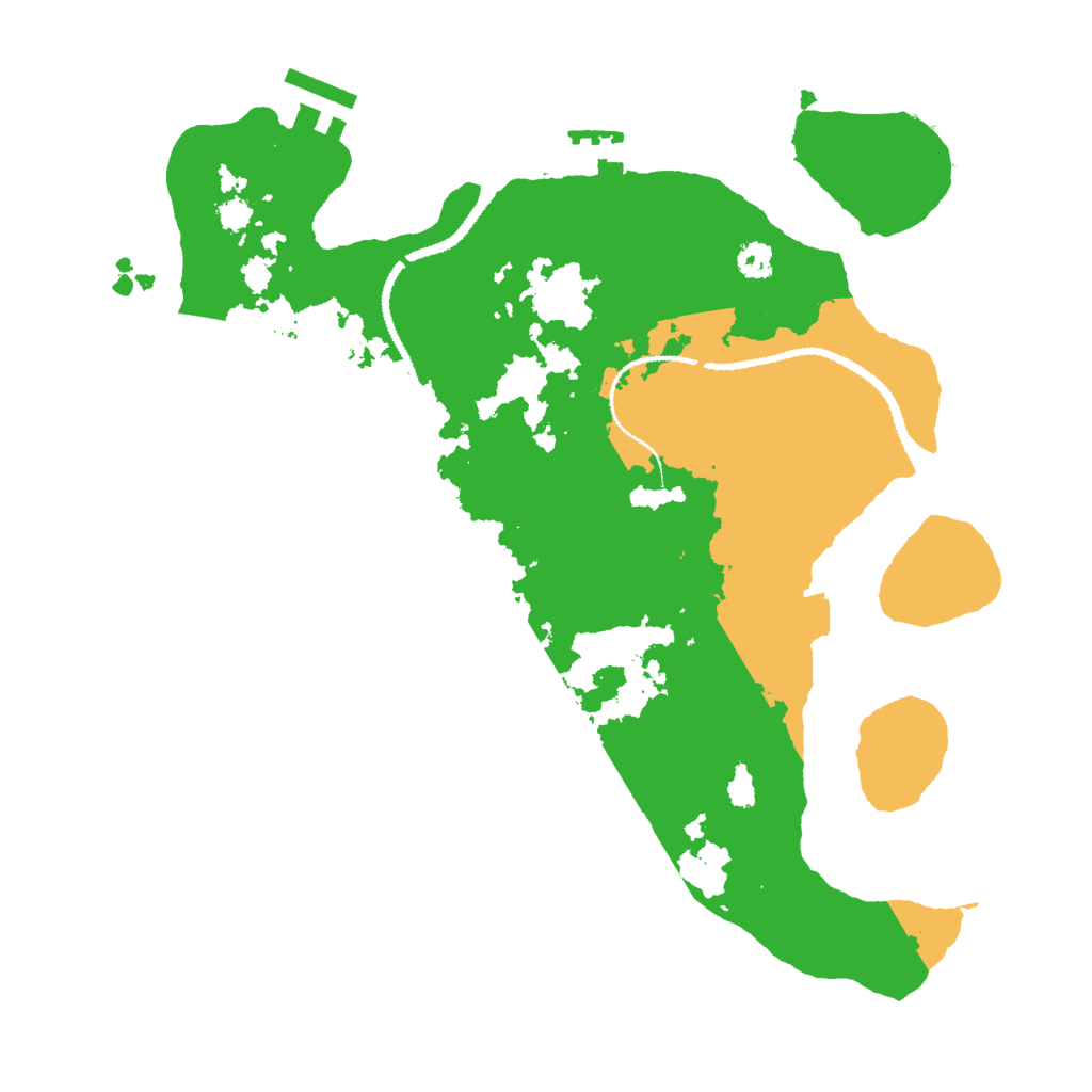 Biome Rust Map: Procedural Map, Size: 3000, Seed: 1879049478