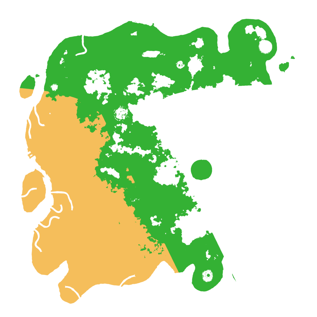 Biome Rust Map: Procedural Map, Size: 4200, Seed: 378896085