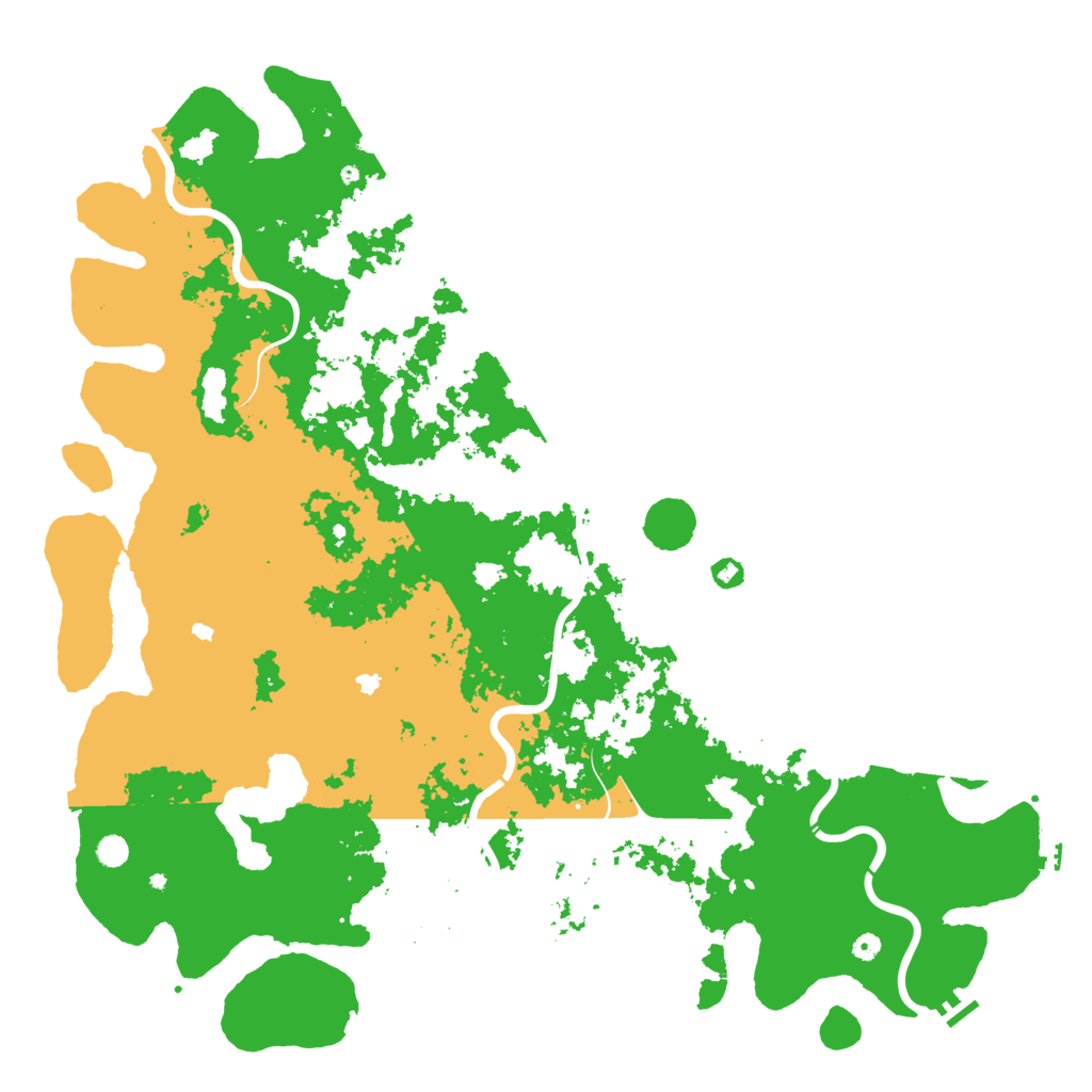 Biome Rust Map: Procedural Map, Size: 6000, Seed: 615301706