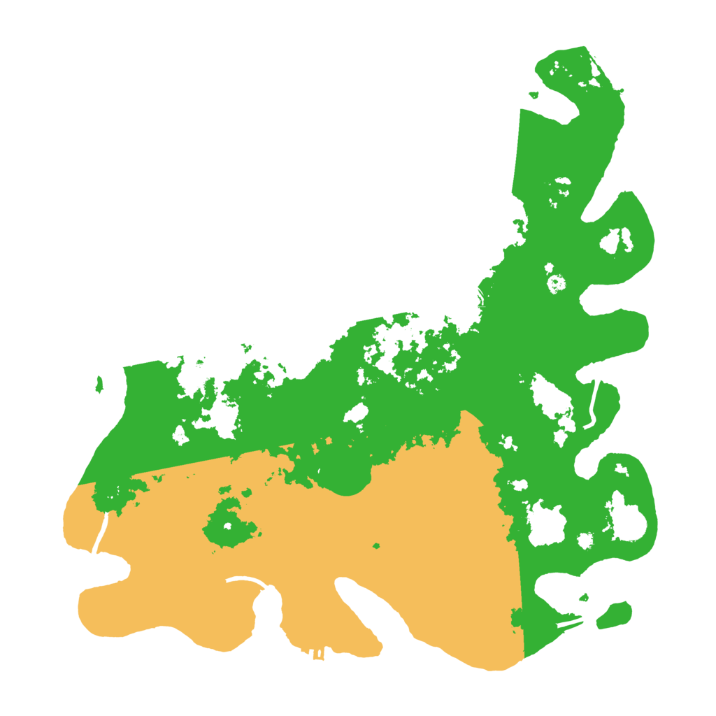 Biome Rust Map: Procedural Map, Size: 4000, Seed: 35678
