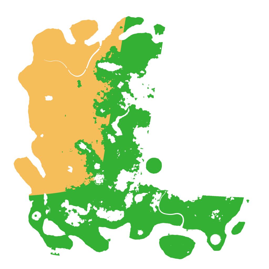 Biome Rust Map: Procedural Map, Size: 4500, Seed: 15321