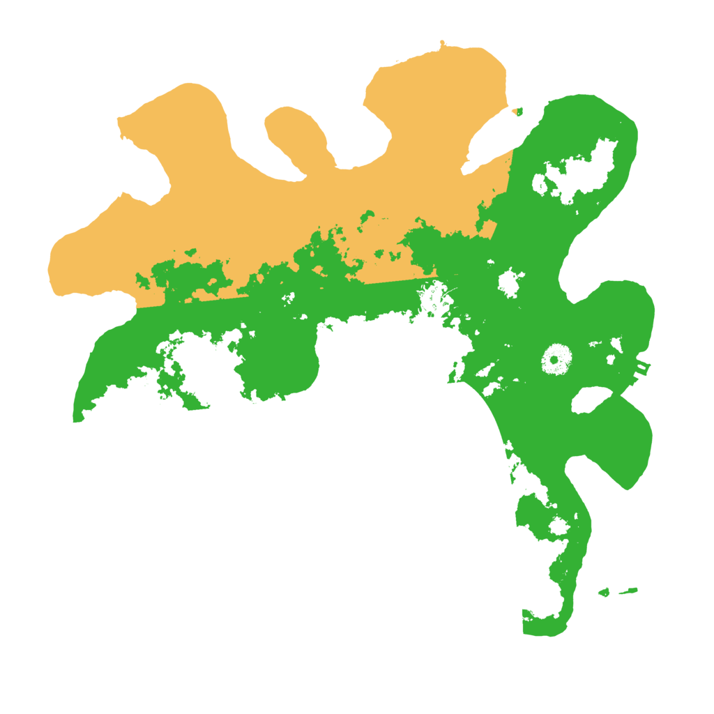 Biome Rust Map: Procedural Map, Size: 3500, Seed: 658893430