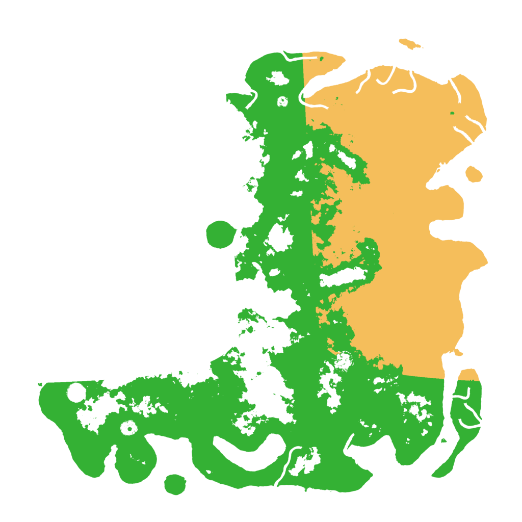 Biome Rust Map: Procedural Map, Size: 5000, Seed: 3334947