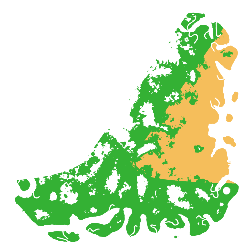 Biome Rust Map: Procedural Map, Size: 6000, Seed: 5649