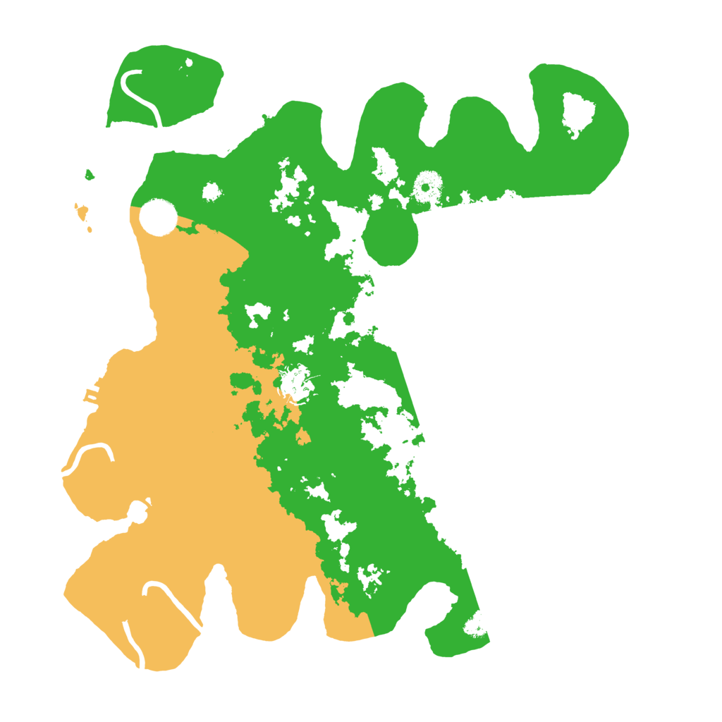 Biome Rust Map: Procedural Map, Size: 3500, Seed: 5433