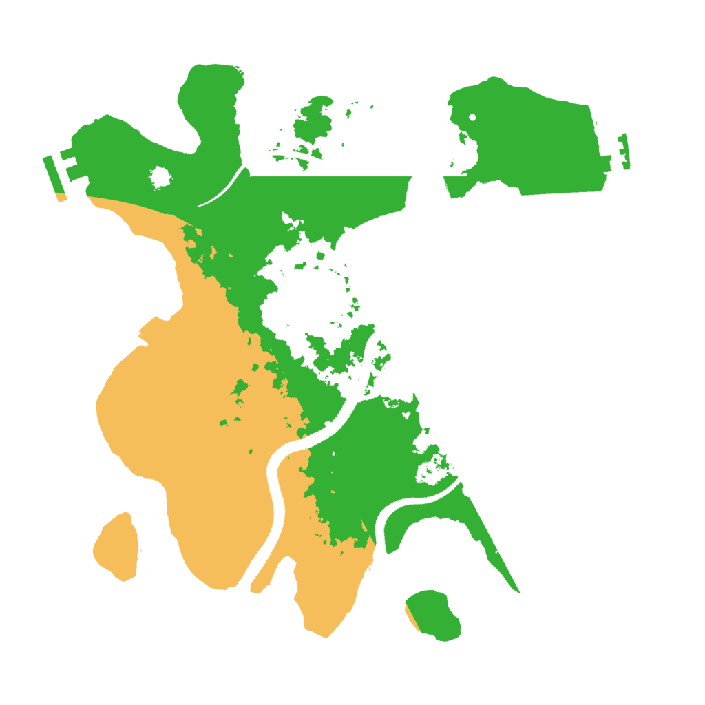 Biome Rust Map: Procedural Map, Size: 3000, Seed: 19941117