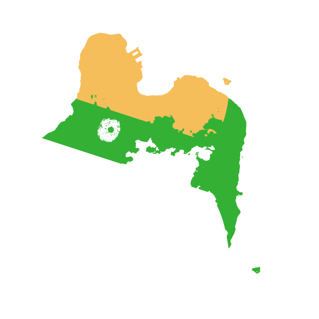 Biome Rust Map: Procedural Map, Size: 2100, Seed: 7