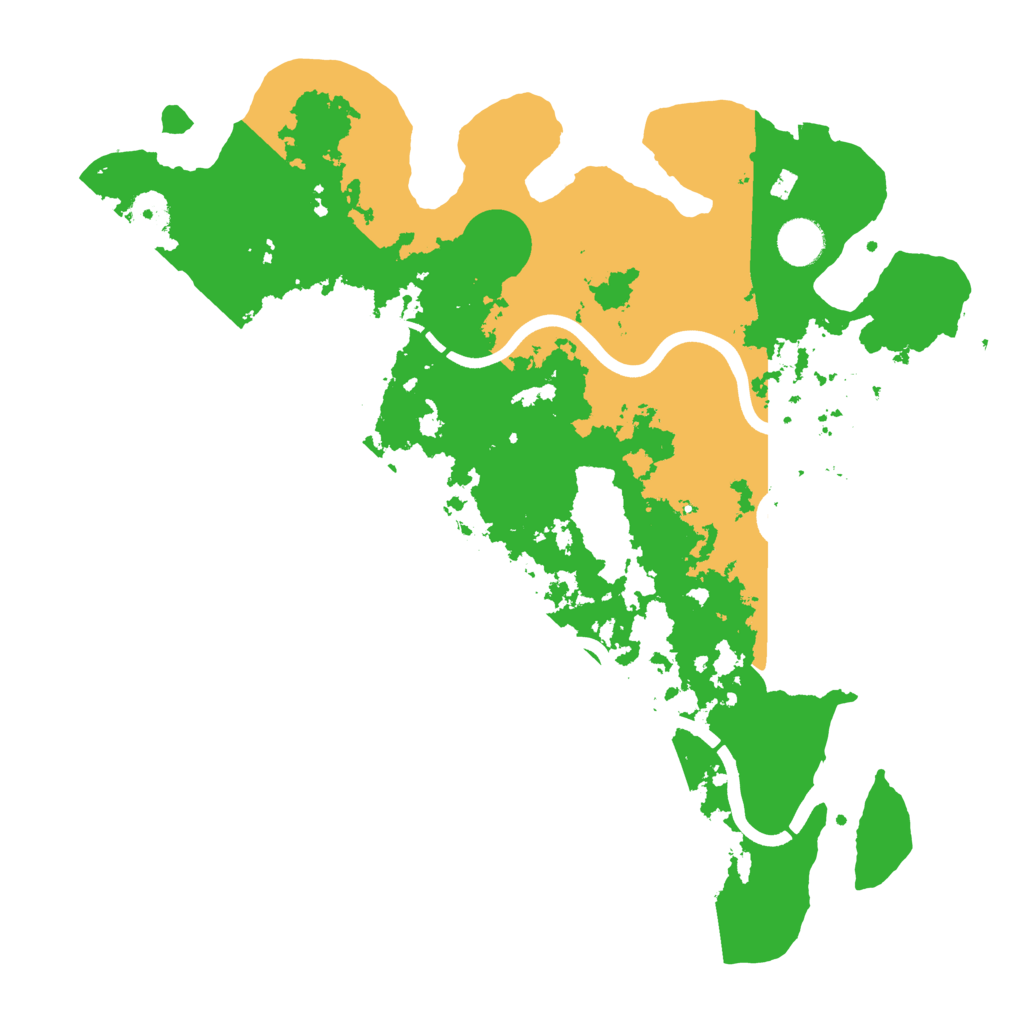 Biome Rust Map: Procedural Map, Size: 3850, Seed: 570548318