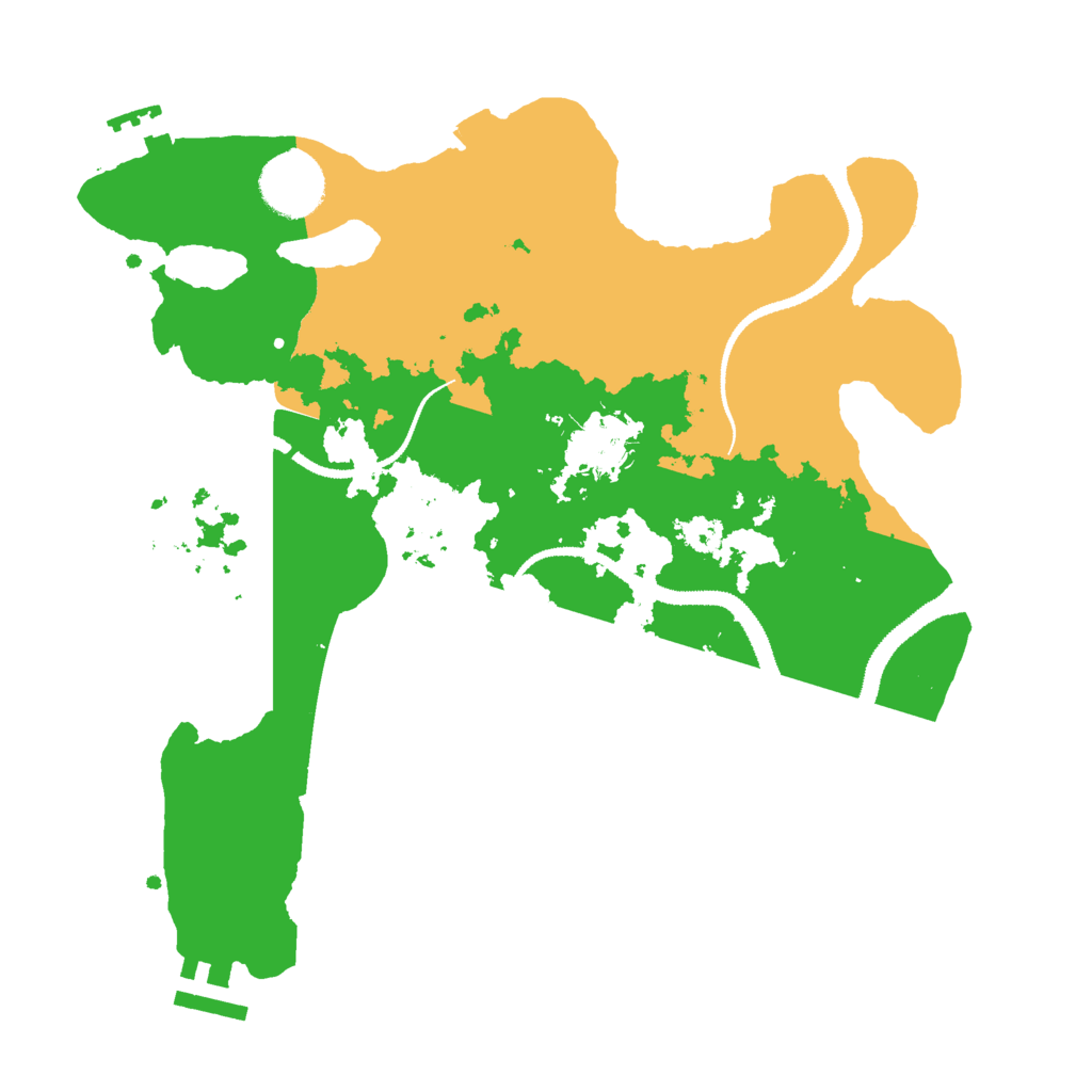 Biome Rust Map: Procedural Map, Size: 3000, Seed: 1130093503