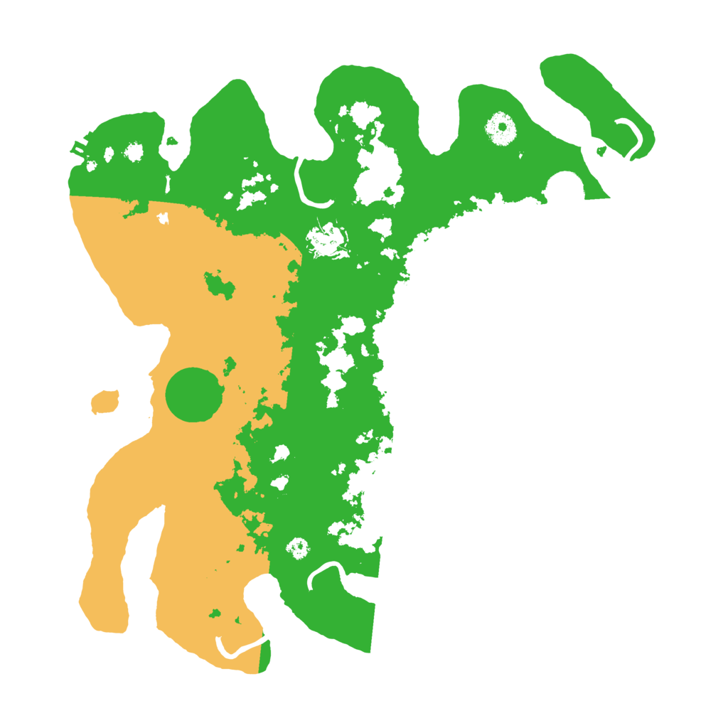 Biome Rust Map: Procedural Map, Size: 3500, Seed: 5198895