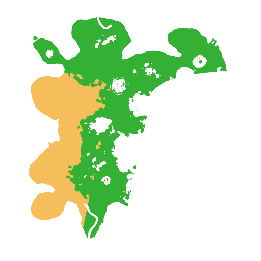 Biome Rust Map: Procedural Map, Size: 3000, Seed: 258565181