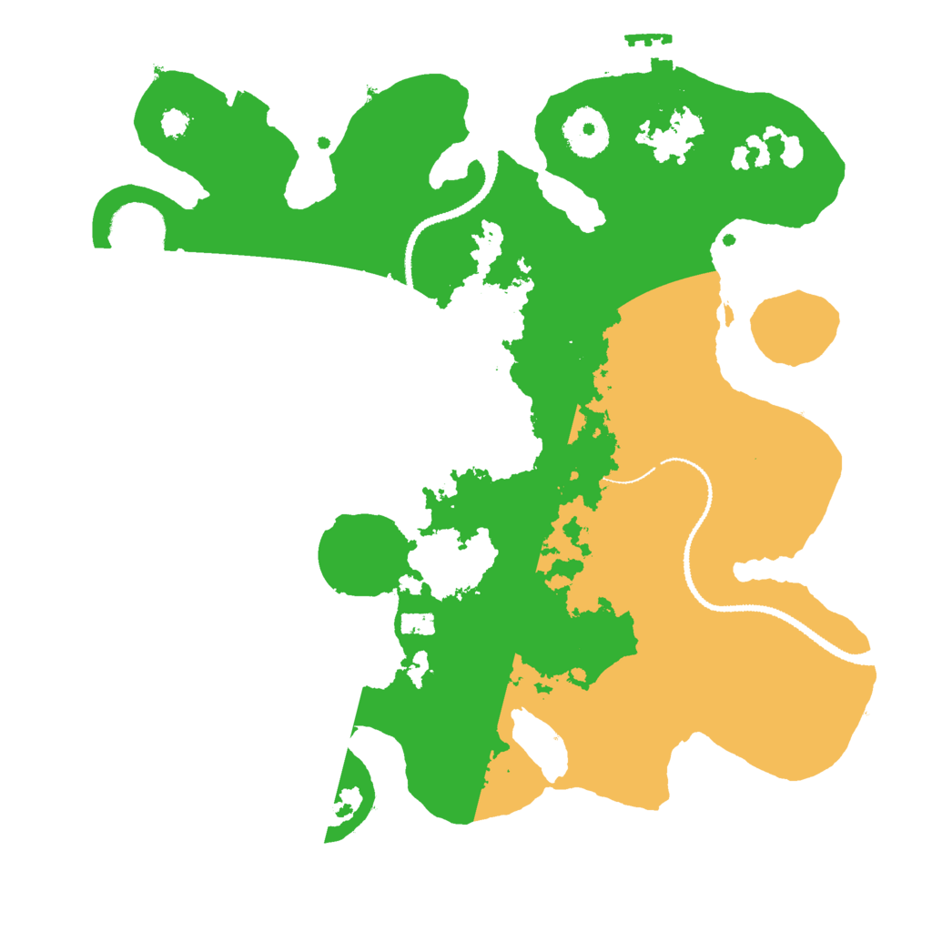 Biome Rust Map: Procedural Map, Size: 3000, Seed: 408954