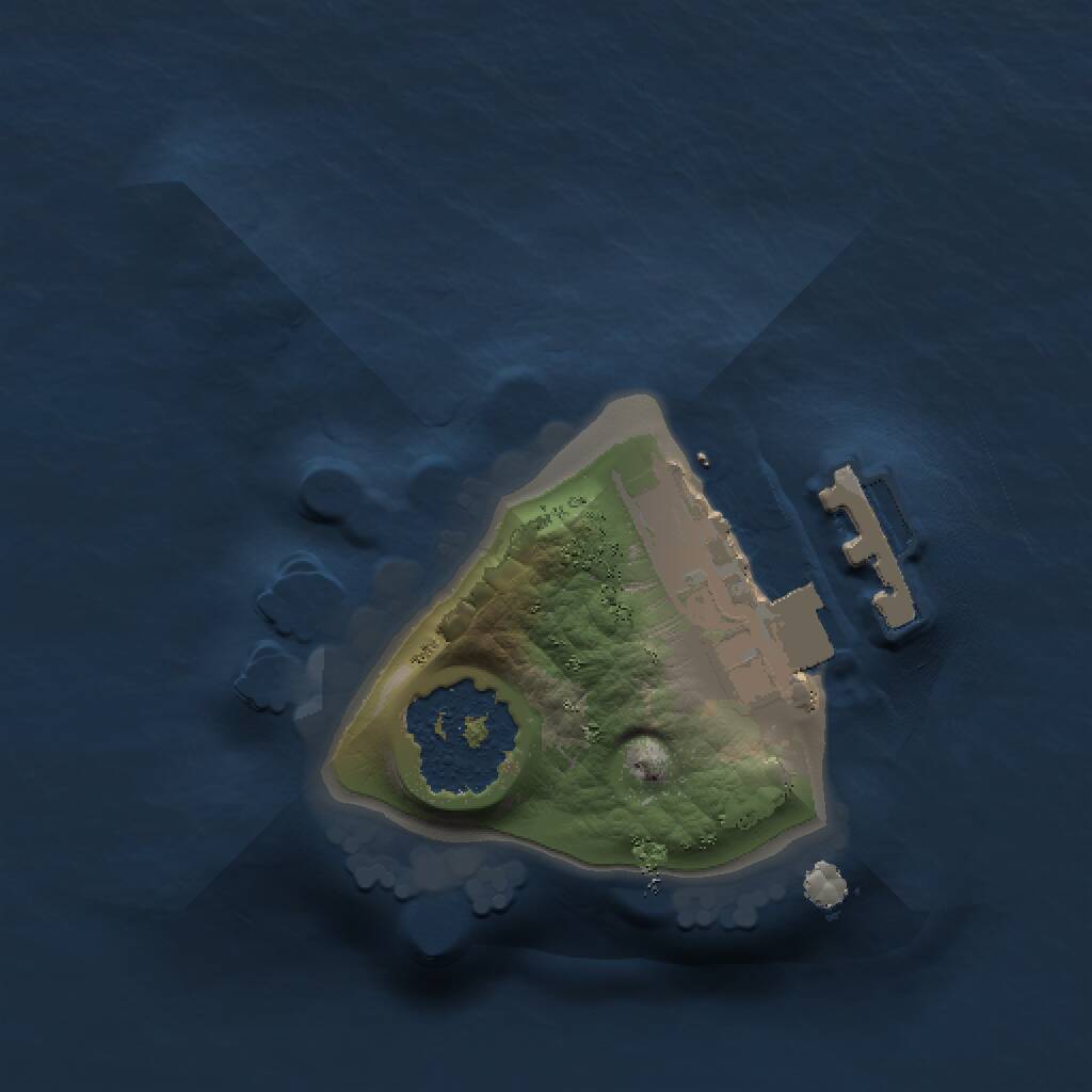 Rust Map: Procedural Map, Size: 1000, Seed: 636228068, 2 Monuments