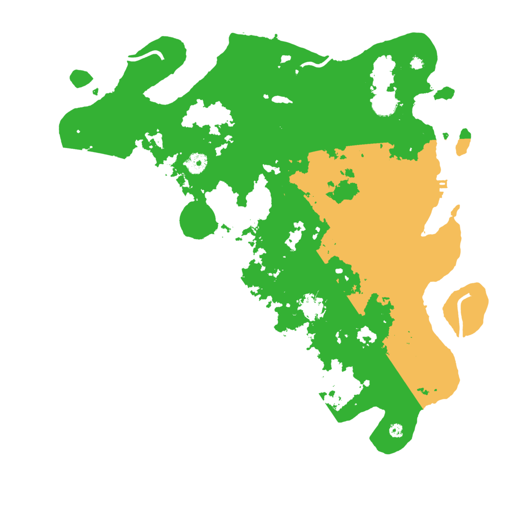 Biome Rust Map: Procedural Map, Size: 3800, Seed: 28123
