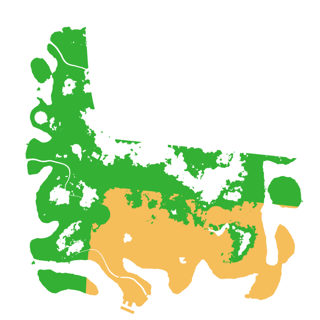 Biome Rust Map: Procedural Map, Size: 4500, Seed: 108673548