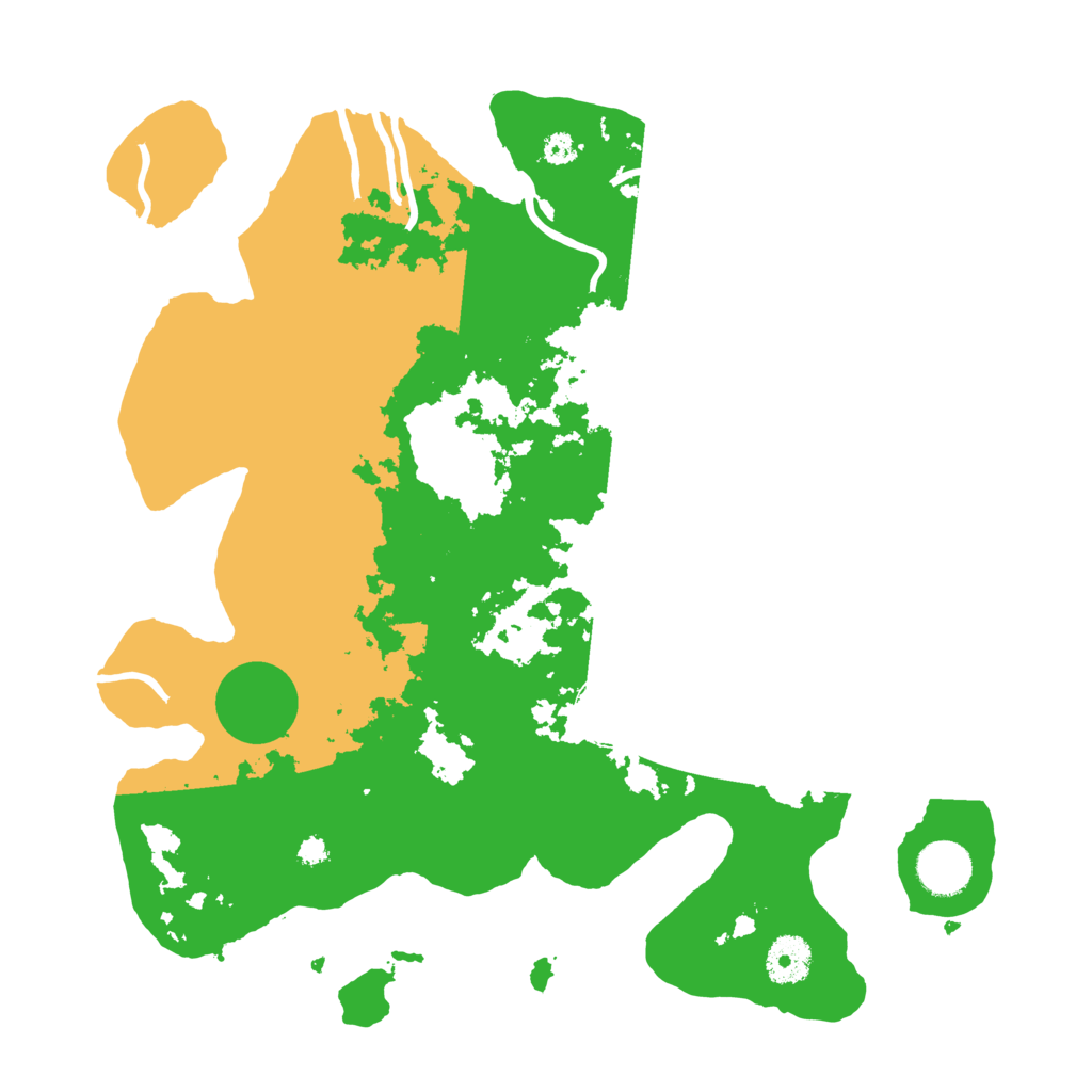 Biome Rust Map: Procedural Map, Size: 3500, Seed: 4538980