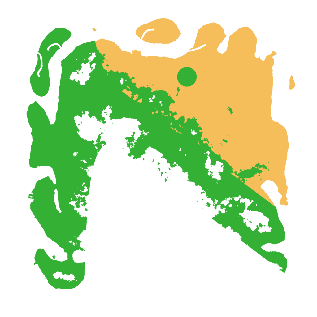 Biome Rust Map: Procedural Map, Size: 4300, Seed: 1937288457