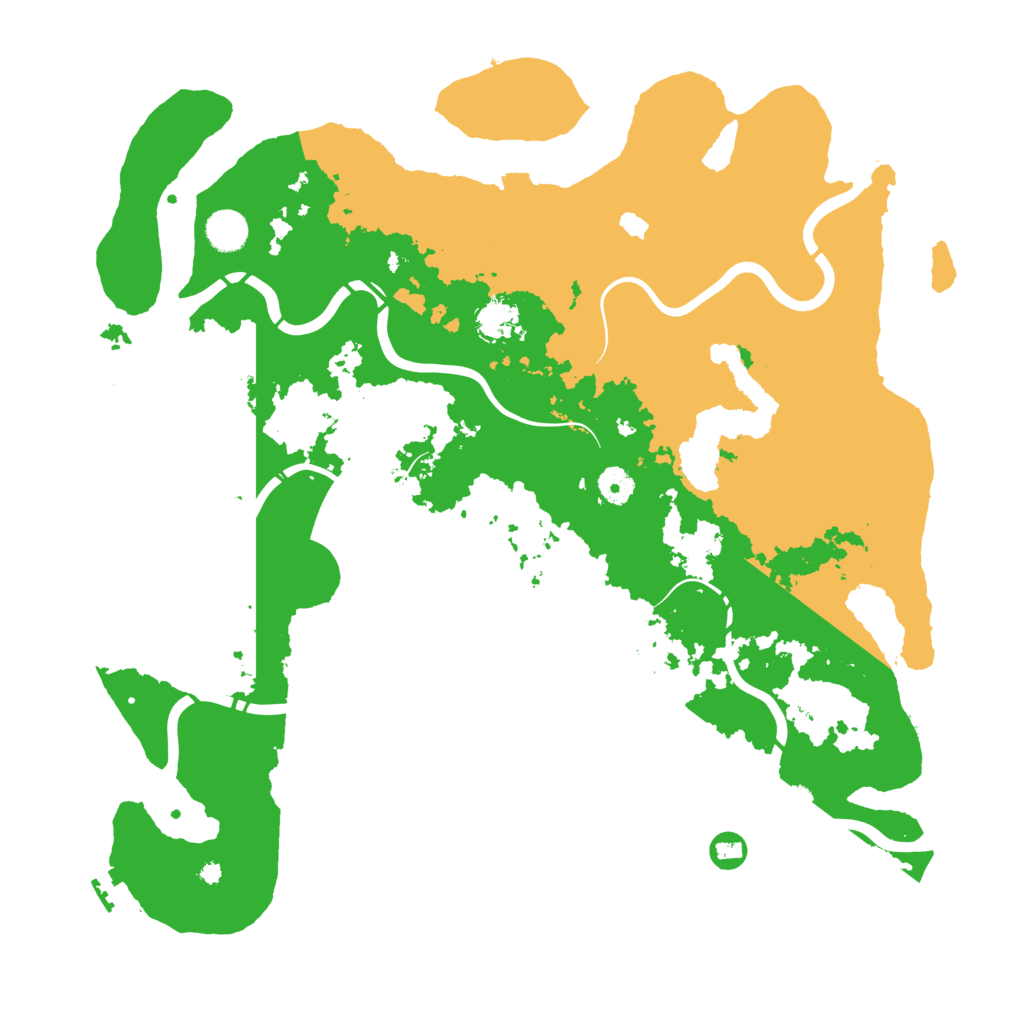 Biome Rust Map: Procedural Map, Size: 4300, Seed: 1937288457