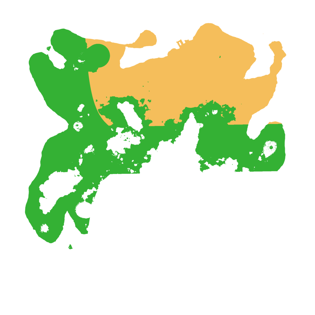 Biome Rust Map: Procedural Map, Size: 3500, Seed: 1234367