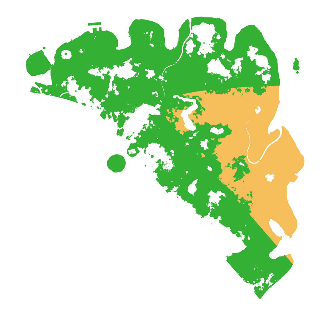 Biome Rust Map: Procedural Map, Size: 4800, Seed: 689355