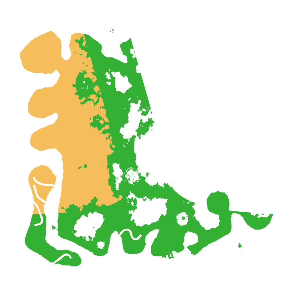 Biome Rust Map: Procedural Map, Size: 3500, Seed: 24349
