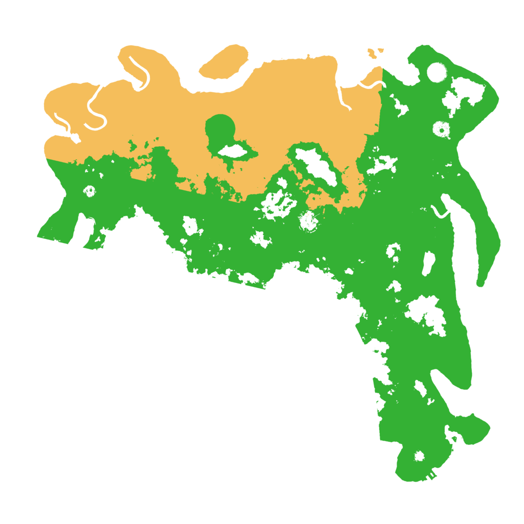 Biome Rust Map: Procedural Map, Size: 4700, Seed: 1999999