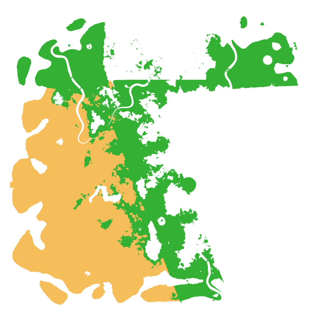 Biome Rust Map: Procedural Map, Size: 6000, Seed: 1550
