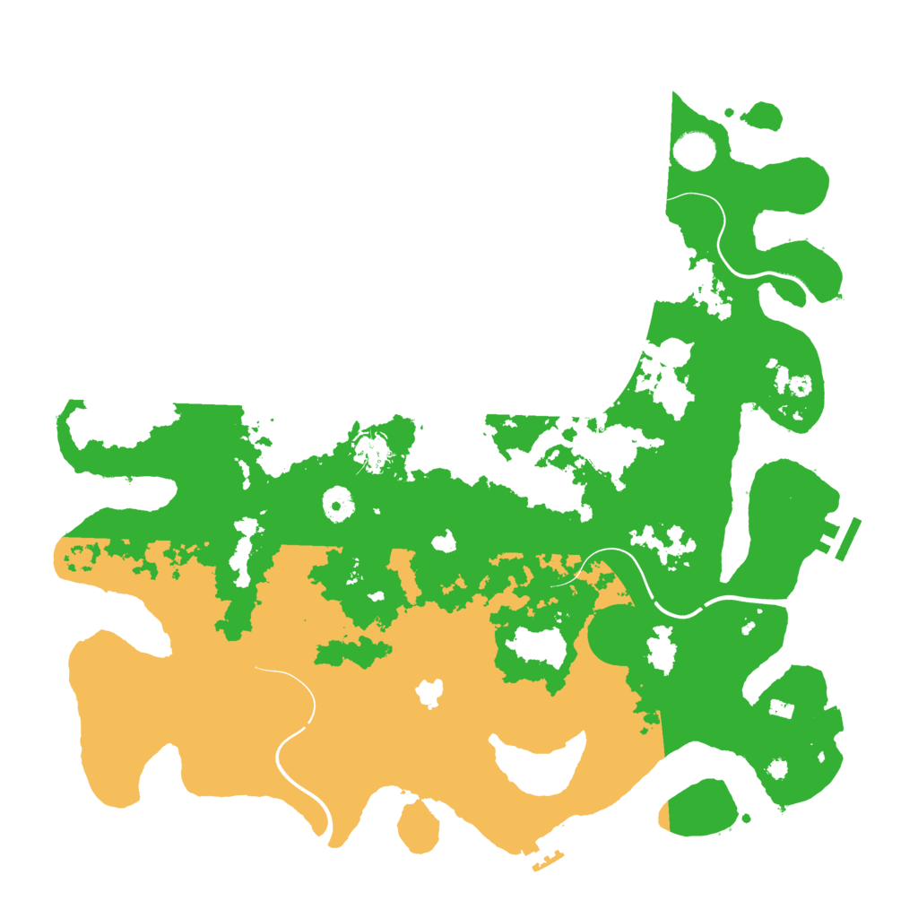 Biome Rust Map: Procedural Map, Size: 4100, Seed: 201509215