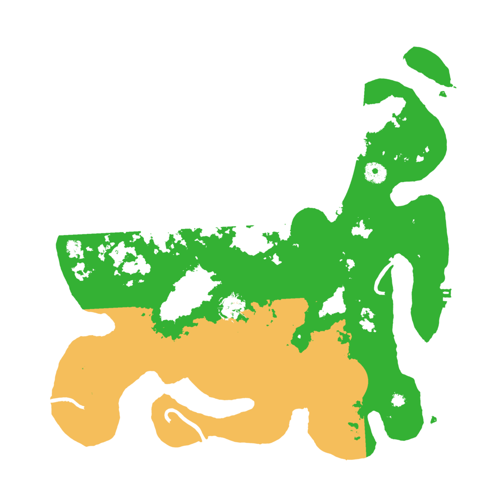 Biome Rust Map: Procedural Map, Size: 3500, Seed: 314509