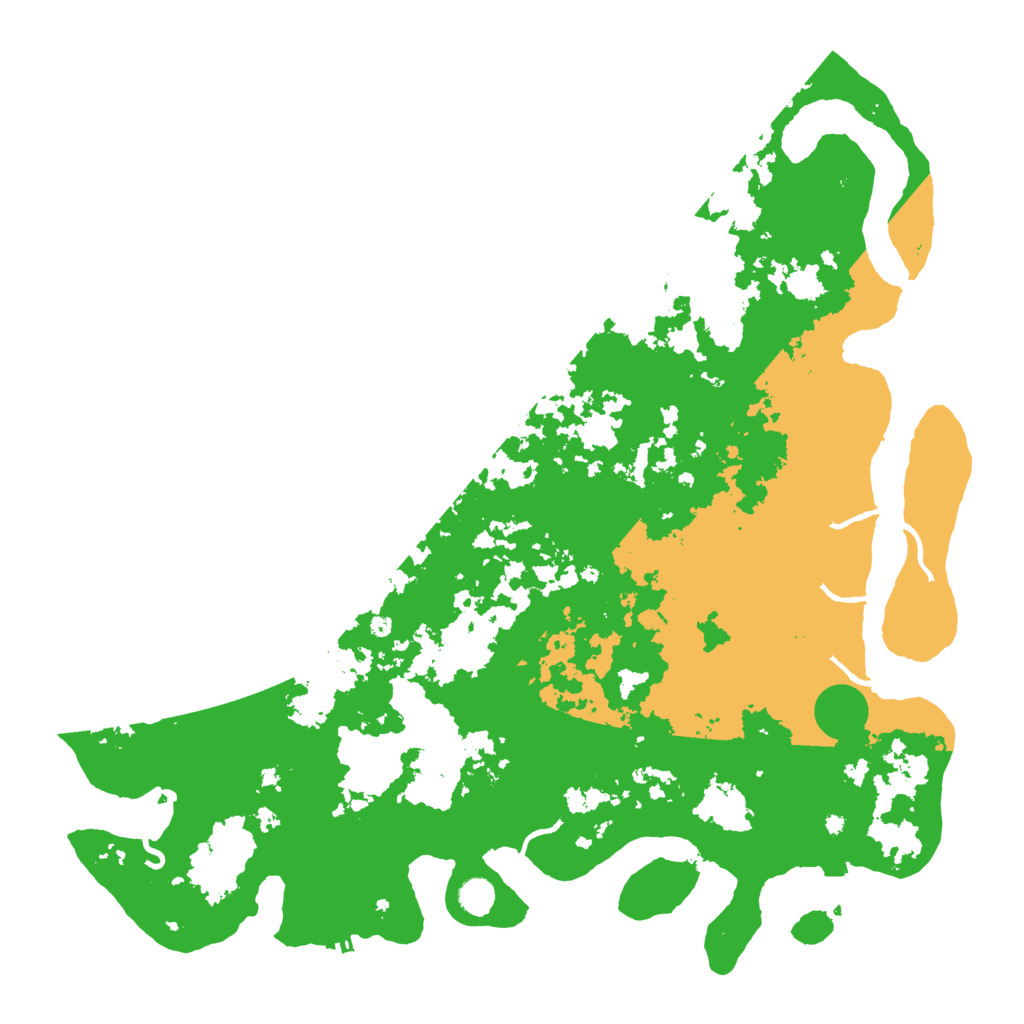 Biome Rust Map: Procedural Map, Size: 5000, Seed: 17